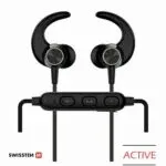 BLUETOOTH EARPHONES SWISSTEN ACTIVE BLACK