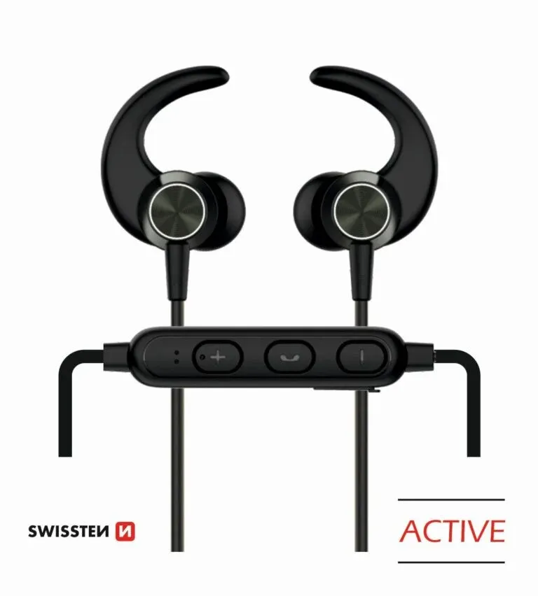 BLUETOOTH EARPHONES SWISSTEN ACTIVE BLACK
