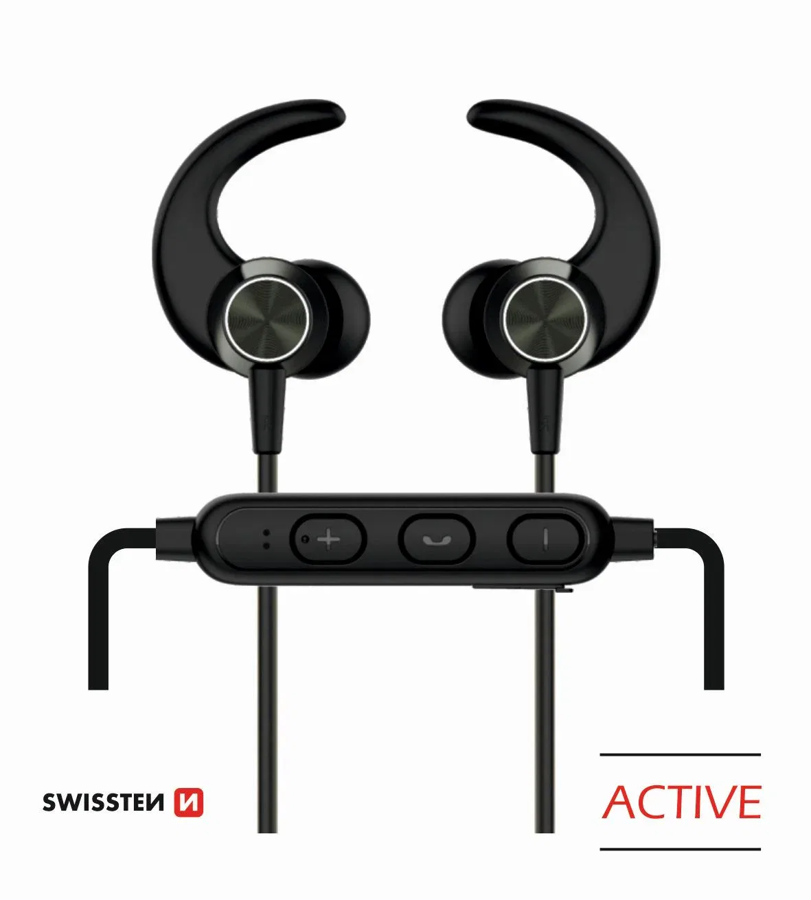 BLUETOOTH EARPHONES SWISSTEN ACTIVE BLACK
