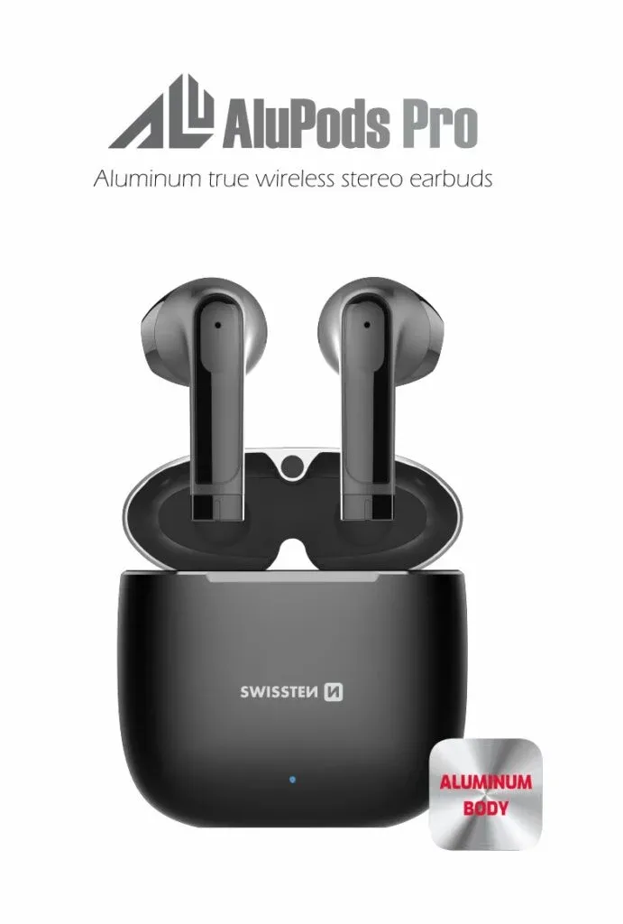 BLUETOOTH TWS EARPHONES SWISSTEN ALUPODS PRO