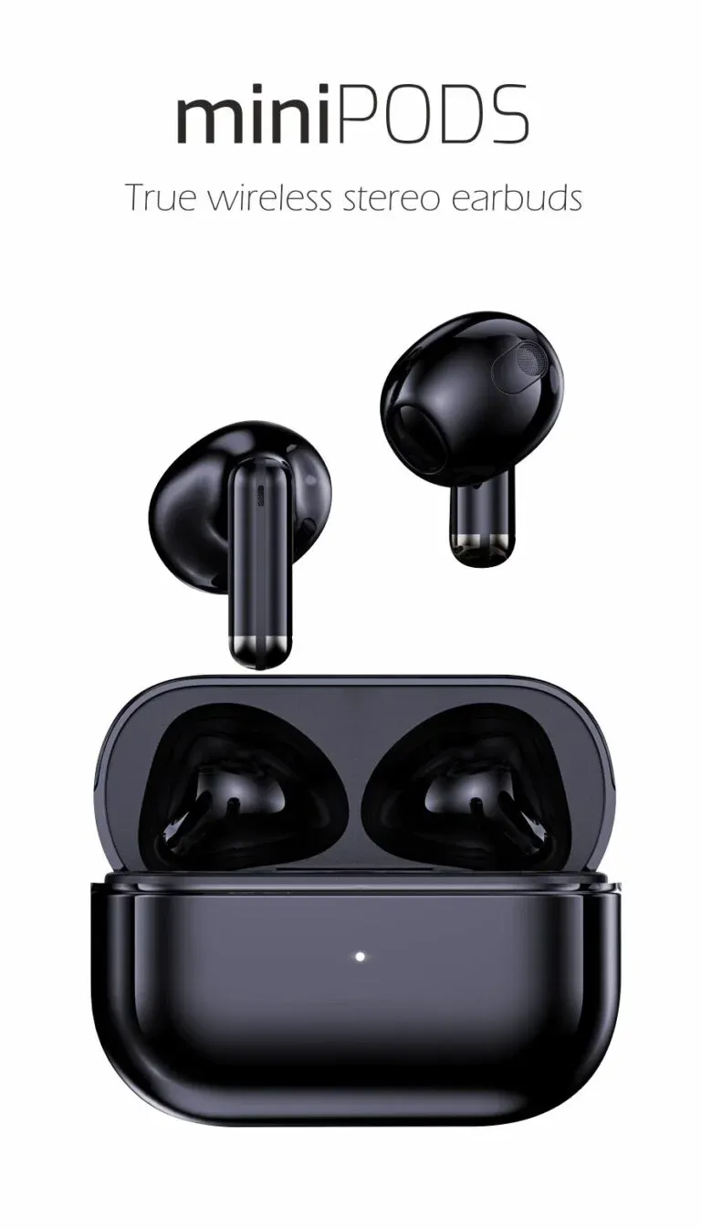 BLUETOOTH TWS EARPHONES SWISSTEN MINIPODS BLACK