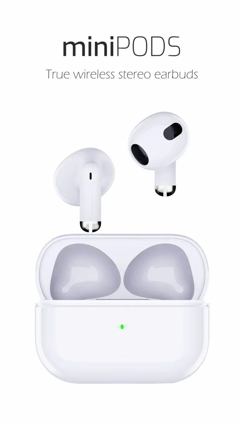 BLUETOOTH TWS EARPHONES SWISSTEN MINIPODS WHITE