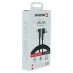 DATA CABLE SWISSTEN ARCADE USB / LIGHTNING 1.2 M BLACK