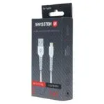 DATA CABLE SWISSTEN USB / LIGHTNING 1,0 M WHITE