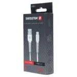 DATA CABLE SWISSTEN USB / USB-C 1,0 M WHITE