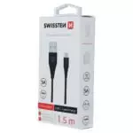 DATA CABLE SWISSTEN USB / USB-C SUPER FAST CHARGING 5A 1.5M BLACK