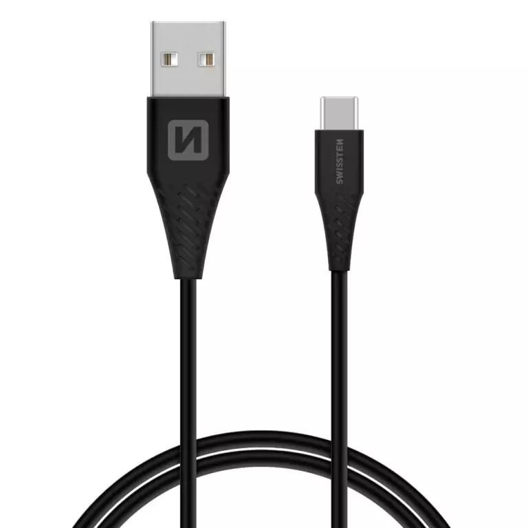 DATA CABLE SWISSTEN USB / USB-C SUPER FAST CHARGING 5A 1.5M BLACK