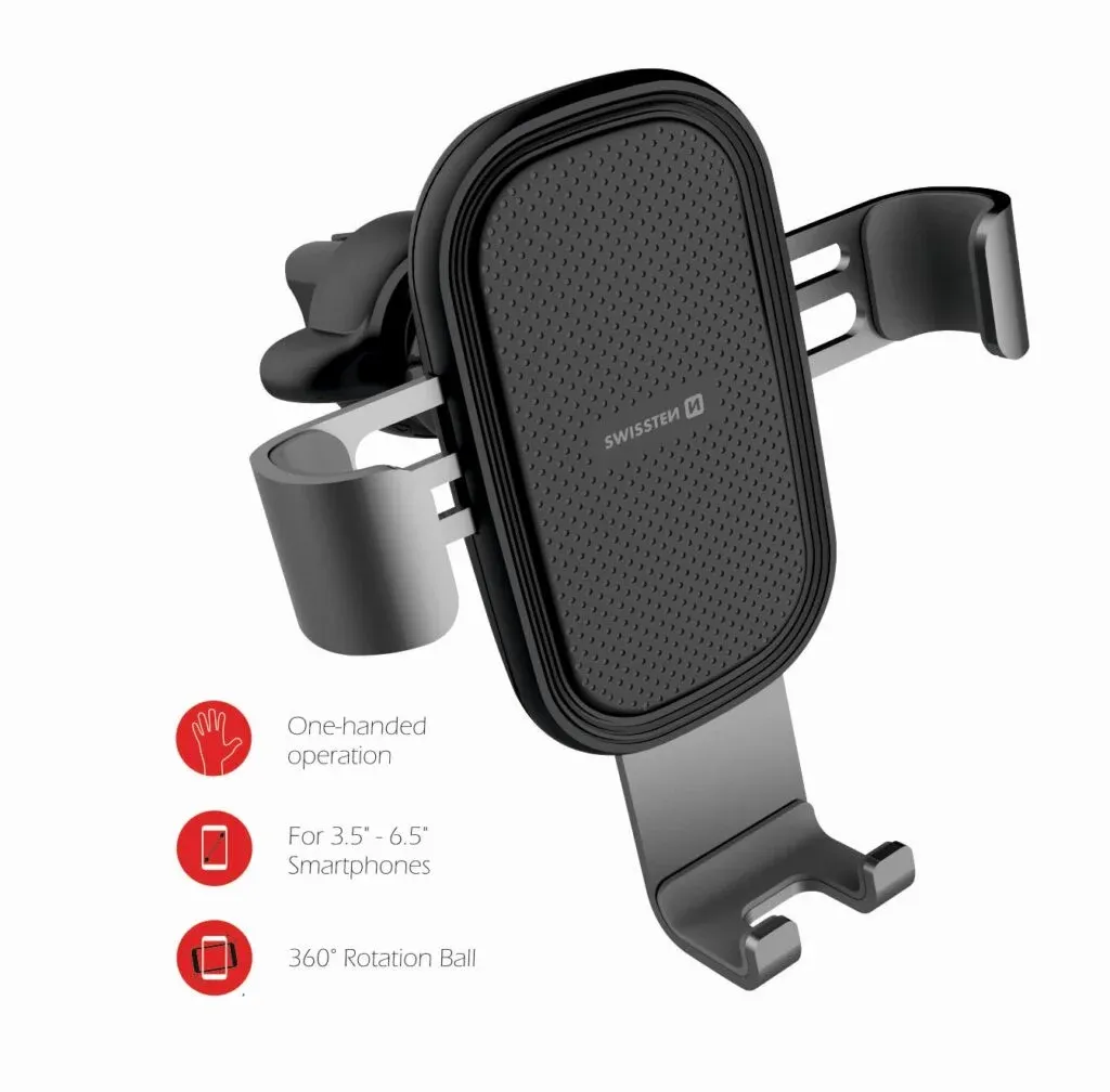 GRAVITY CAR HOLDER TO AIR-VENT SWISSTEN S-GRIP G1-AV3
