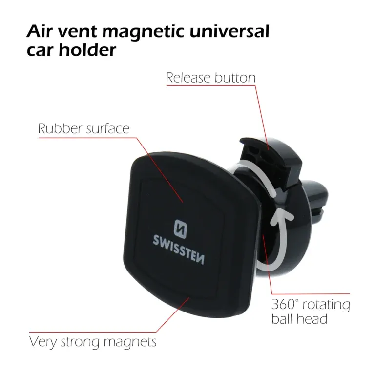 MAGNETIC CAR HOLDER SWISSTEN S-GRIP AV-M3