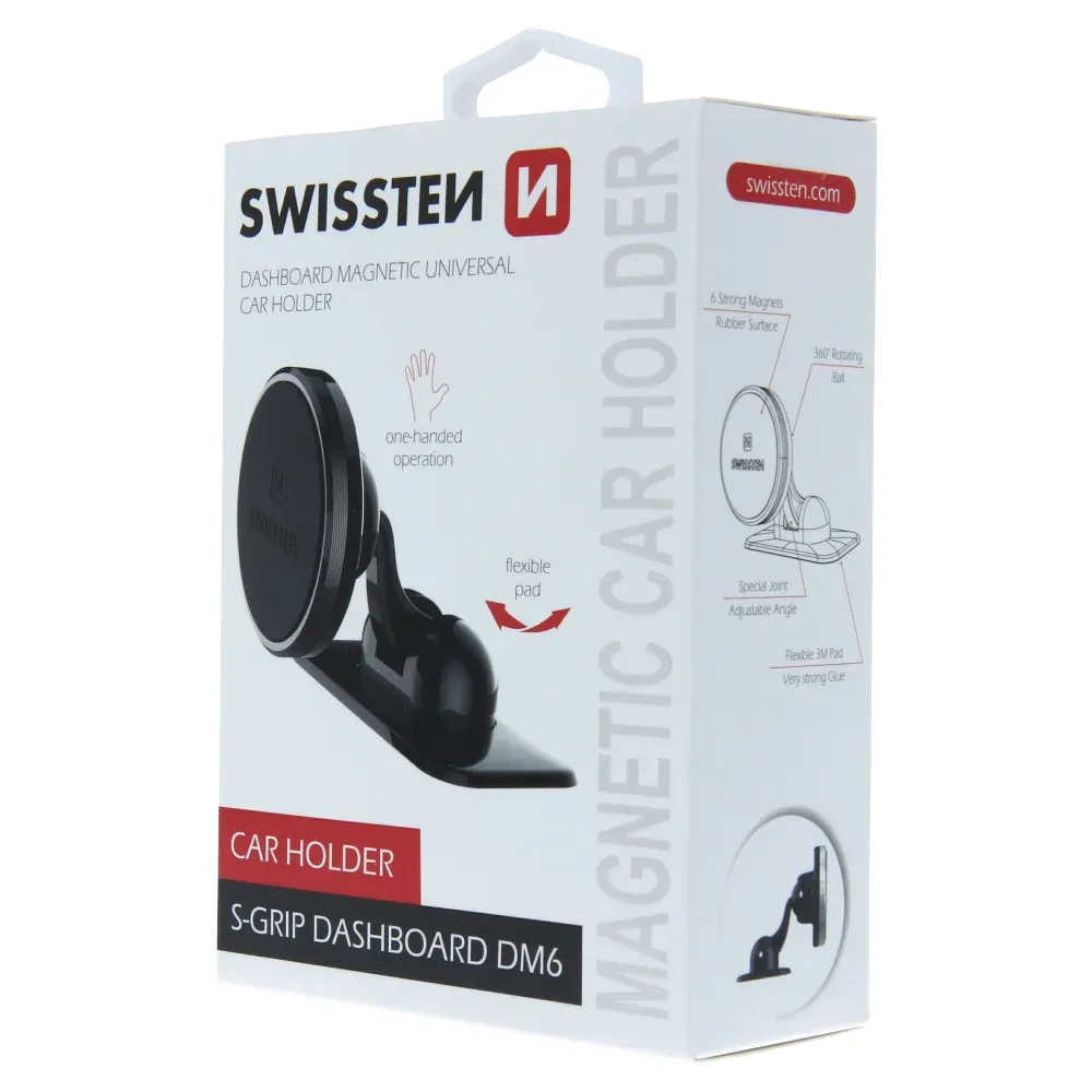 MAGNETIC CAR HOLDER SWISSTEN S-GRIP DASHBOARD DM6