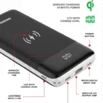 SWISSTEN ALL-IN-ONE WIRELESS POWER BANK 10000 mAh 