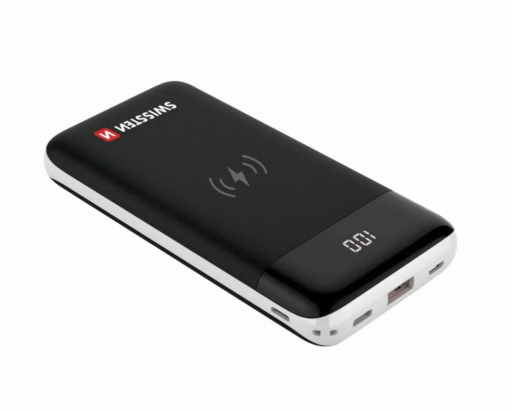 SWISSTEN ALL-IN-ONE WIRELESS POWER BANK 10000 mAh 