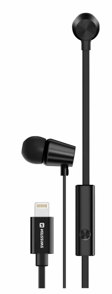 SWISSTEN EARBUDS DYNAMIC LIGHTNING  YS500 BLACK