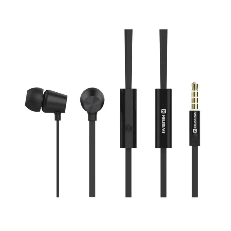 SWISSTEN EARBUDS DYNAMIC YS500 BLACK