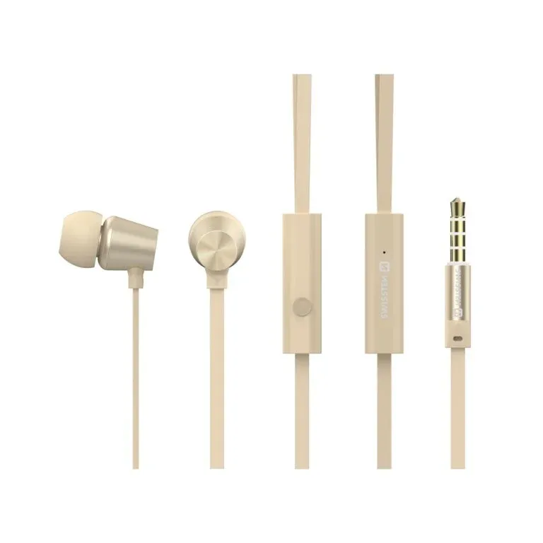 SWISSTEN EARBUDS DYNAMIC YS500 GOLD
