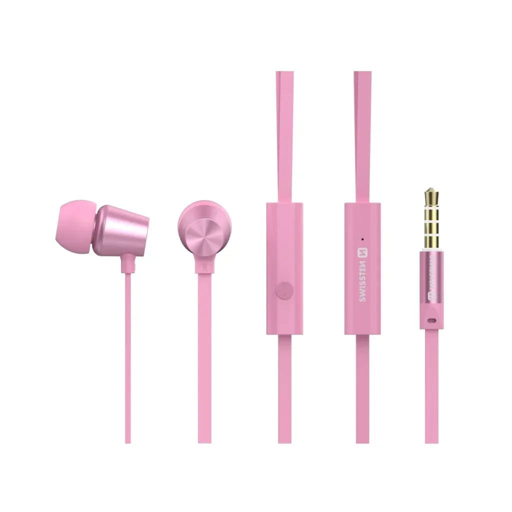 SWISSTEN EARBUDS DYNAMIC YS500 ROSE/GOLD