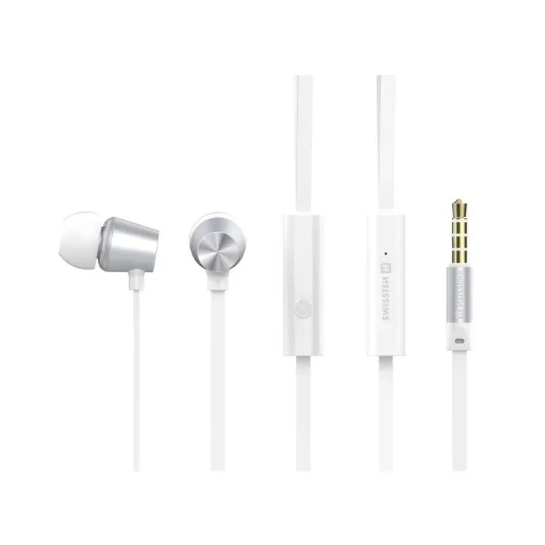 SWISSTEN EARBUDS DYNAMIC YS500 SILVER/WHITE