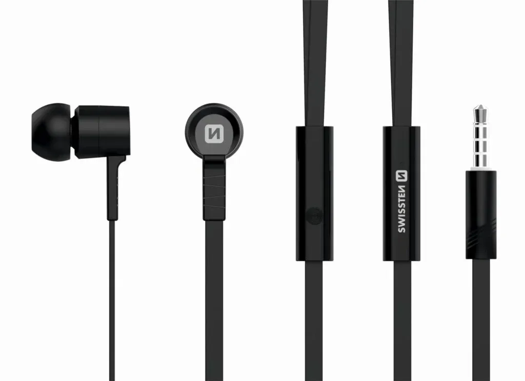 SWISSTEN EARBUDS RAINBOW YS-D2 BLACK