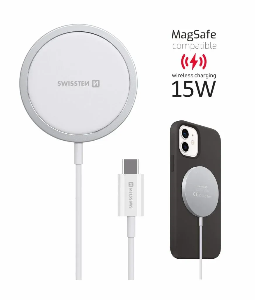 SWISSTEN MagStick WIRELESS CHARGER FOR APPLE IPHONE (MagSafe compatible)