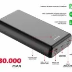 SWISSTEN POWER LINE POWER BANK 30000 mAh 20W POWER DELIVERY BLACK