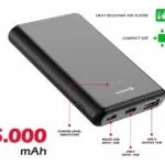 SWISSTEN POWER LINE POWER BANK 5000 mAh 10W BLACK