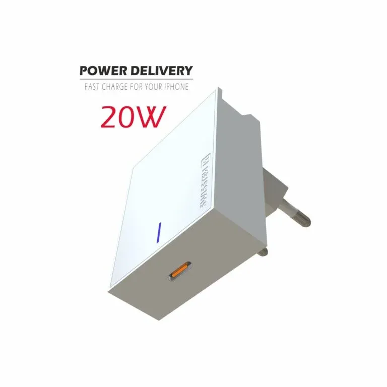 SWISSTEN TRAVEL CHARGER POWER DELIVERY 20W FOR IPHONE 12 WHITE