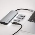 SWISSTEN USB-C HUB 4-IN-1 (4x USB 3.0) ALUMINIUM