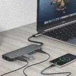 SWISSTEN USB-C HUB 8-IN-1 (USB-C PD, HDMI 4K, LAN RJ45, 3x USB 3.0, SD, MICRO SD) ALUMINIUM