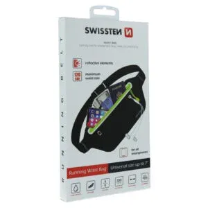 SWISSTEN WAIST BAG BLACK