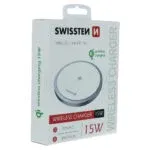 SWISSTEN WIRELESS CHARGER 15W WHITE