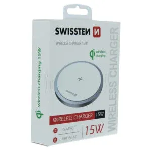 SWISSTEN WIRELESS CHARGER 15W WHITE