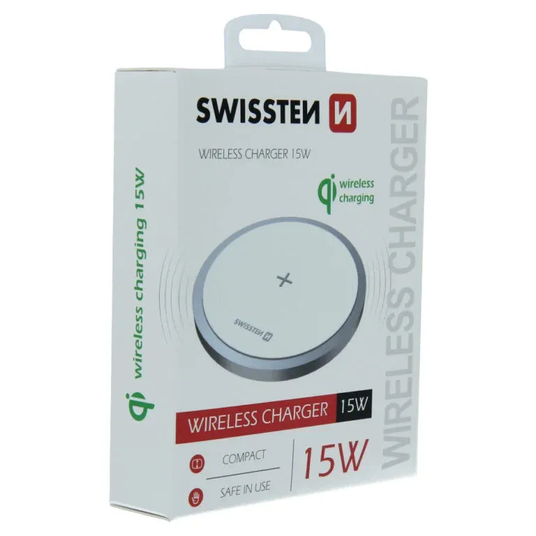 SWISSTEN WIRELESS CHARGER 15W WHITE