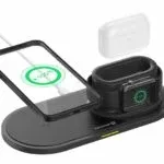 SWISSTEN WIRELESS CHARGER 3in1 BLACK 