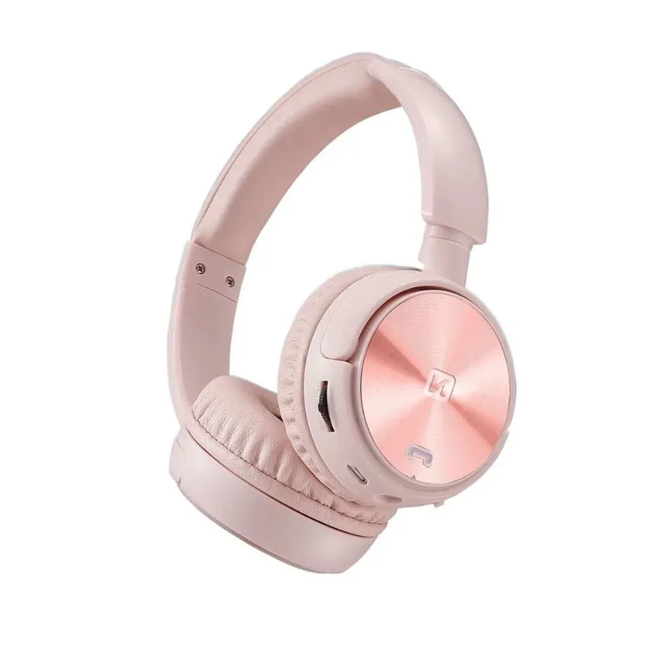 WIRELESS STEREO HAEDPHONES SWISSTEN TRIX PINK