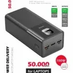 SWISSTEN POWER LINE POWER BANK 50000 mAh 100W POWER DELIVERY BLACK