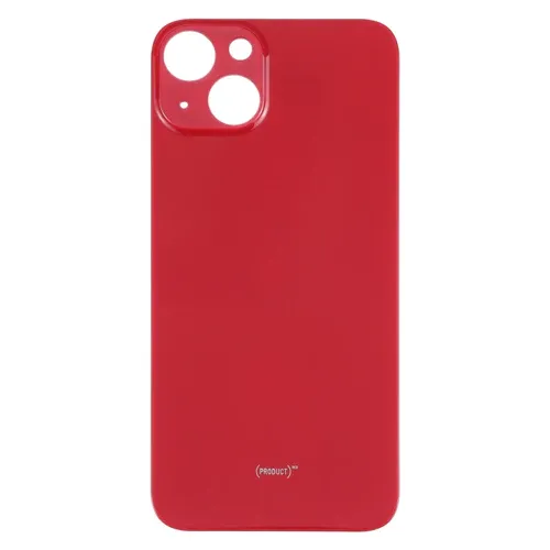 iPHONE 14 BACK COVER GLASS OEM 1:1 WITH LOGO/ RED
