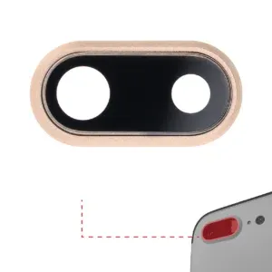 iPhone 8P Rear Camera Lens Replacement With Securing Bracket Gold-full original