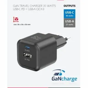 SWISSTEN CHARGER GaN 1x USB-C 35W POWER
