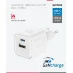 SWISSTEN CHARGER GaN 1x USB-C 20W PD AND 1x USB-A 18W QC