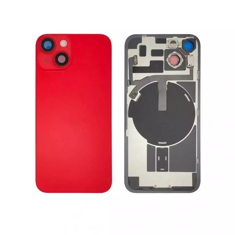 iPhone 14 Plus- Back housing glass OEM with small parts