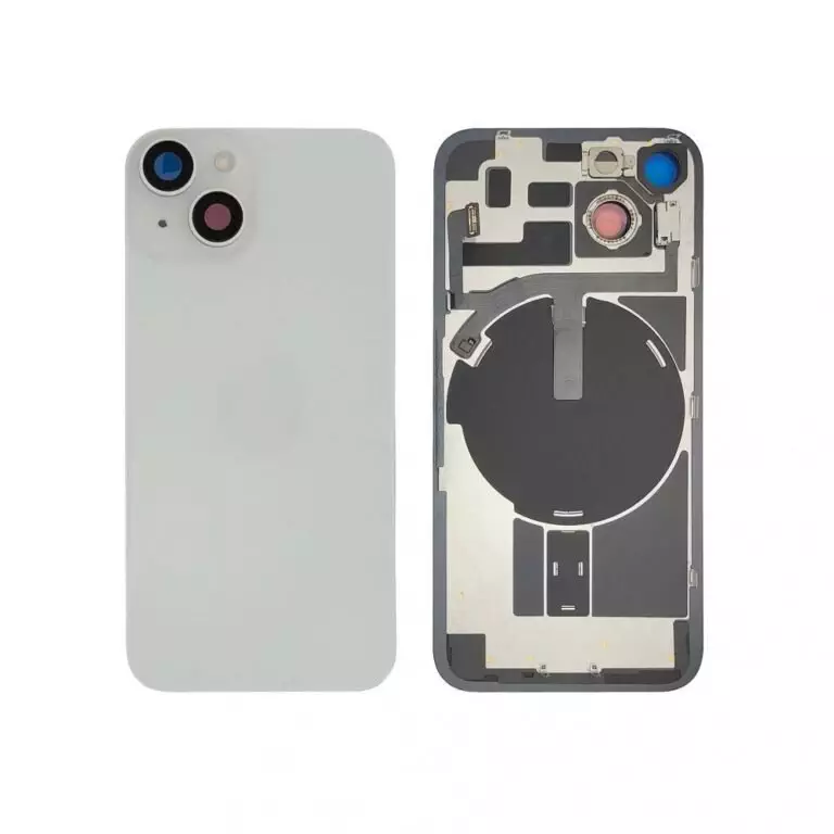 iPhone 14 Plus- Back housing glass OEM with small parts