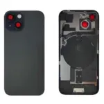 iPhone 15 - Back housing glass OEM with small parts - with logo