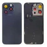 iPhone 15 Pro - Back housing glass OEM with small parts - with logo