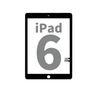 ULTRA Touch Digitizer Assembly With Tesa Tape, OEM Quality For iPad 6 Black