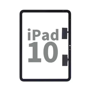 ULTRA Touch Digitizer Assembly With Tesa Tape, OEM Quality For iPad 10,Black