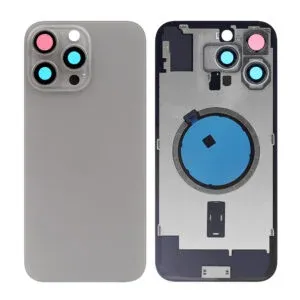 Nparts Ultra Back Cover Glass Assembly With MagSafe Only For IPH 15 Pro Max Natural Titanium